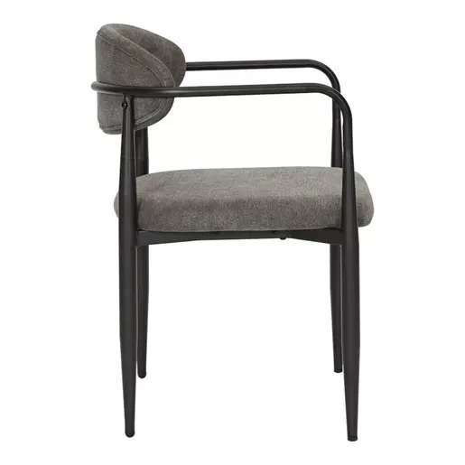 350-000027 Столица Kalone антрацит 56x55x78cm