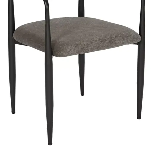 350-000027 Столица Kalone антрацит 56x55x78cm