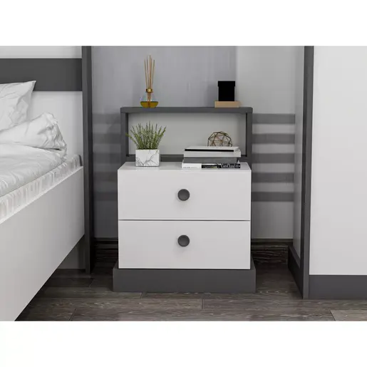 382NRC1801 Наткасна Life - White, Anthracite