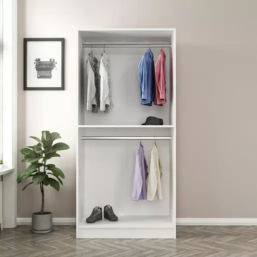 506MNR2157 Плакар Kale Mirror Anthracite White - 210