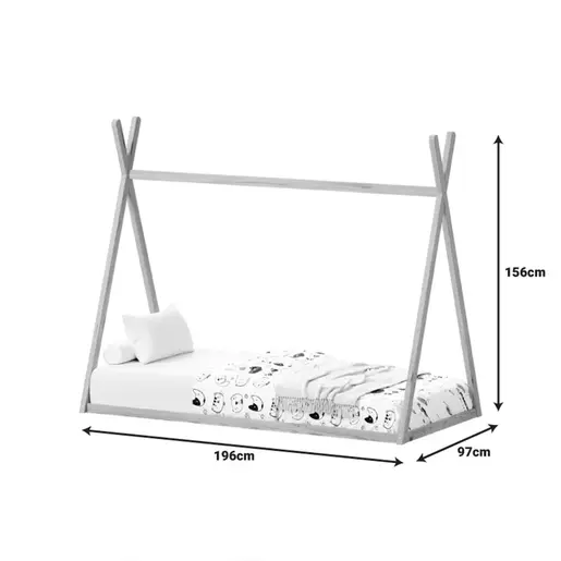 370-000017 Детски кревет Монтесори Лили 90x190cm