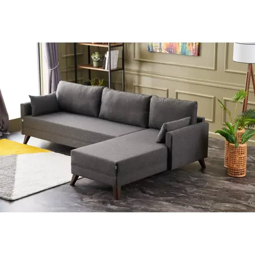 825BLC2576 Софа Bella Corner Sofa Right - Anthracite