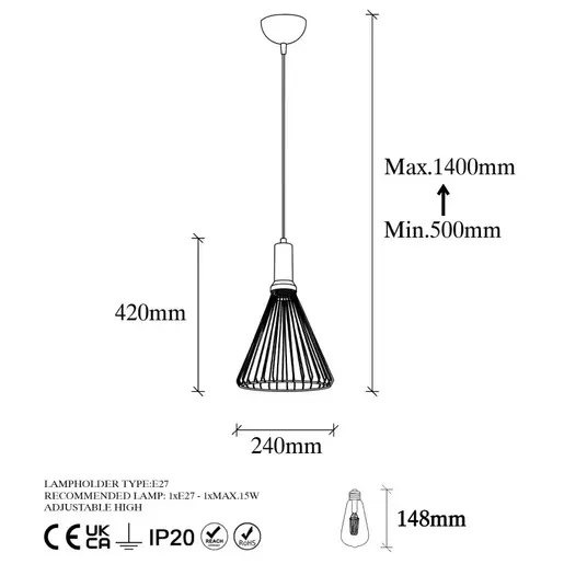 942FLG2140 Лустер Faelorian Black