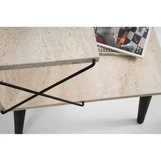 854KLN3317 Наткасна Cross - Black, Travertine