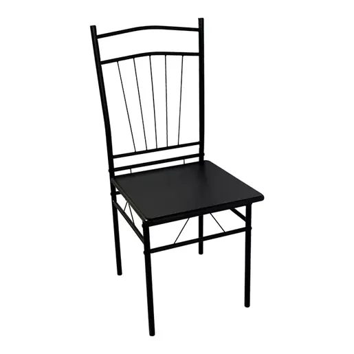 374-000003 Трпезариски сет Roza II црна 110x60x74cm