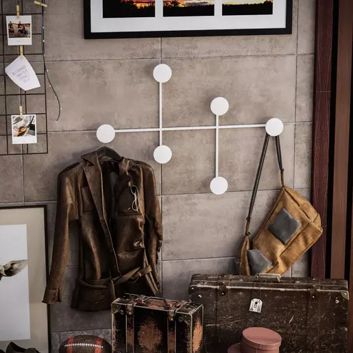 494PYT1137 Метална ѕидна закачалка Dama-B