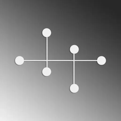 494PYT1137 Метална ѕидна закачалка Dama-B