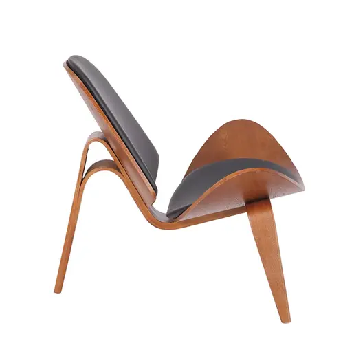 106-000015 Фотелја Вилма  црна - орев