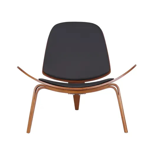 106-000015 Фотелја Вилма  црна - орев