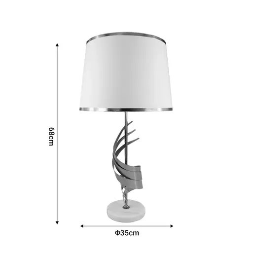 300-000018 Astral Inart ламба златен метал-бела