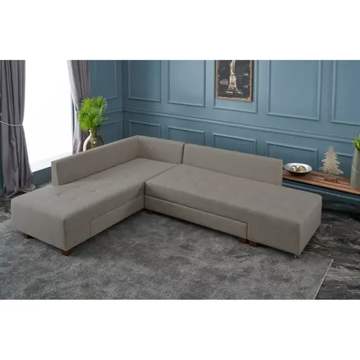 825BLC2543 Софа Manama Corner Sofa Bed Left - Cream