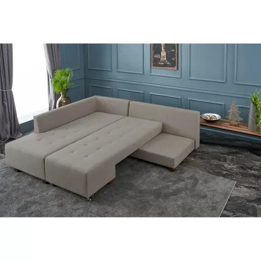 825BLC2543 Софа Manama Corner Sofa Bed Left - Cream