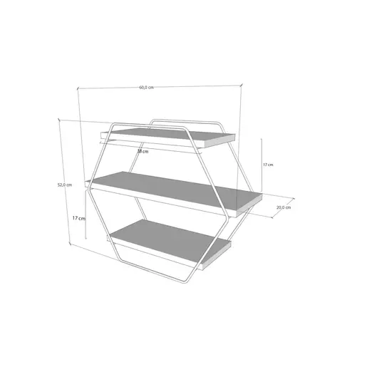 854KLN1712 Ѕидна полица Azra
