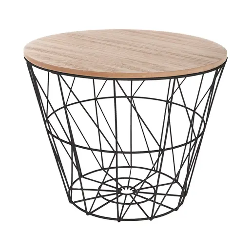 199-000097 Помошна маса JACOT Даб/Црна