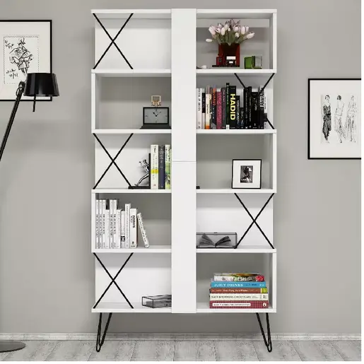 845HCT3831 Работно биро + Полица за книги + Ѕидна полица KANBERA