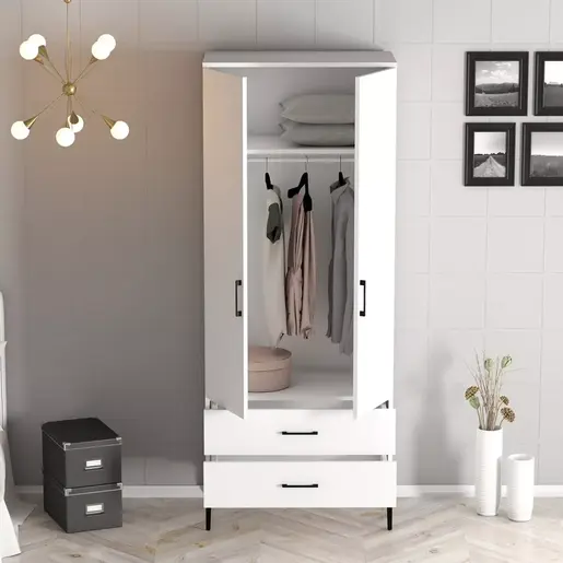 845HCT5418 Плакар Kumsal T - White