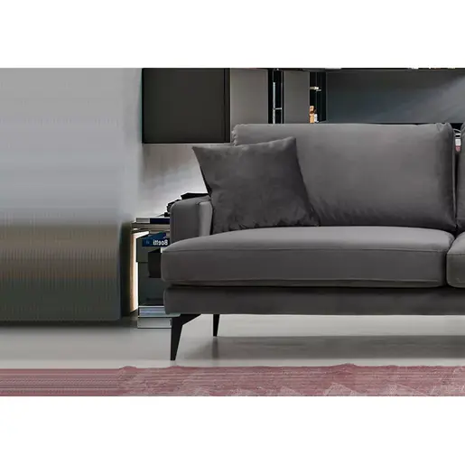 560ARE1309 Софа Papira 3 Seater - Grey