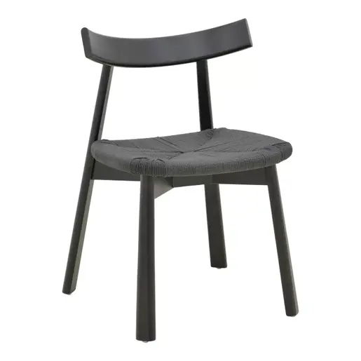 263-000058 Clareta столица гумено дрво-јаже црна нијанса