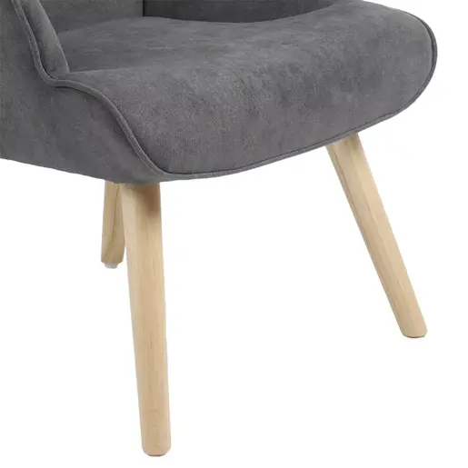 255-000003 Фотелја Fluffy Антрацит