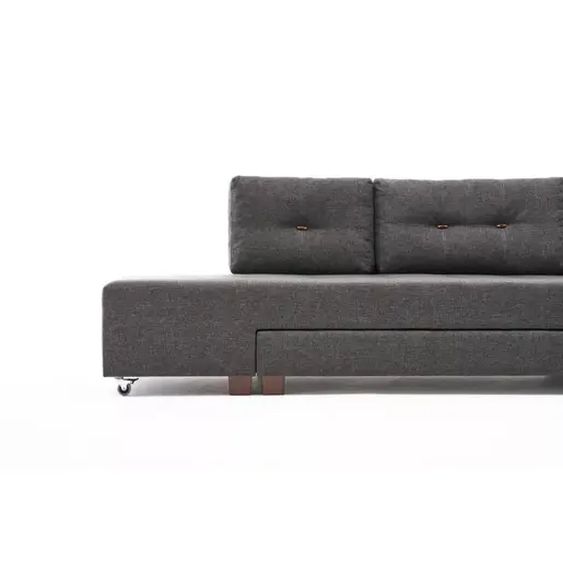 825BLC2541 Софа Manama Corner Sofa Bed Left - Anthracite