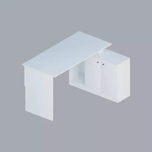 746JUG3819 Биро Basak Calisma Masası - White