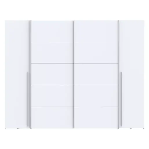 318-000004 Плакар Верзо4 врати Бела 270.5x61.5x210.5cm