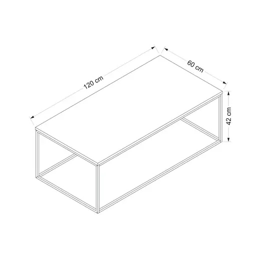 506MNR1204 Клуб Маса Tiger - Walnut