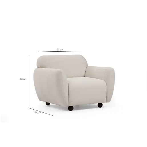 560ARE1720 Фотеља Eddy - Cream