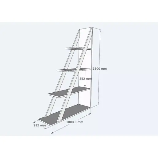 550ARN1632 Полица Arven - White