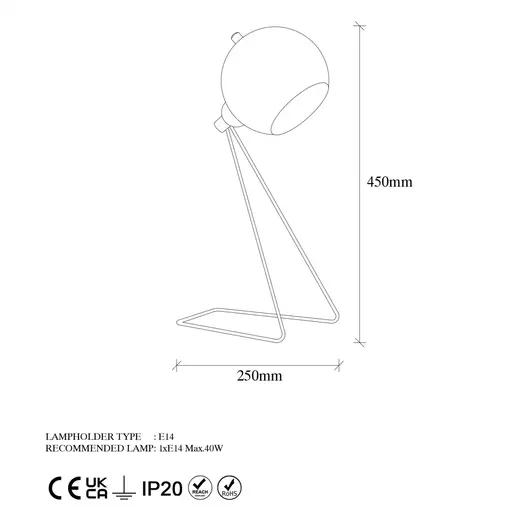 942FLG1804 Столна ламба Mixed - 11495