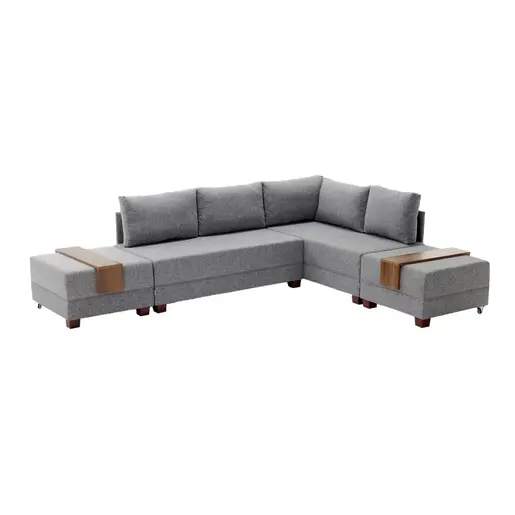 825BLC1003 Софа Fly Corner Sofa Bed Right- Grey