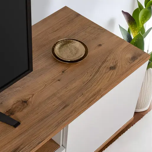 241NRD1302 Тв комода Veramont - White, Atlantic Pine