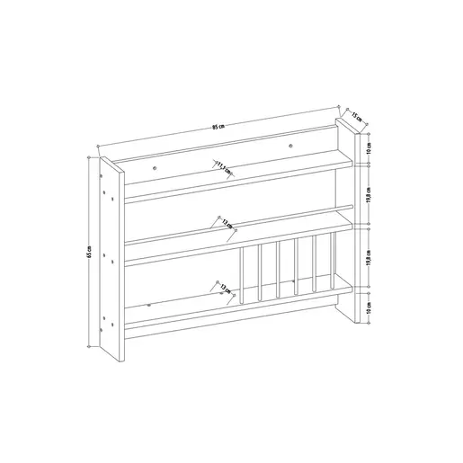 935CMN1302 Полица Kolin - White