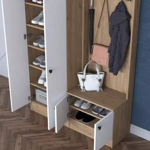 893RAN1718 Плакар за претсобје Hall Stand II