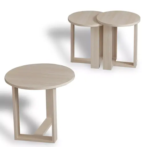 801CMY2927 Клуб маса Mira - Oak