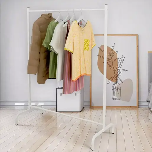 ЕСТЕЛ MK21-01-01 Метална закачалка ЕСТЕЛ бела