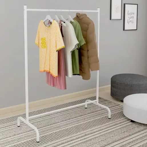 ЕСТЕЛ MK21-01-01 Метална закачалка ЕСТЕЛ бела