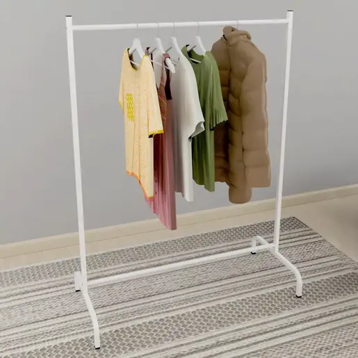 ЕСТЕЛ MK21-01-01 Метална закачалка ЕСТЕЛ бела