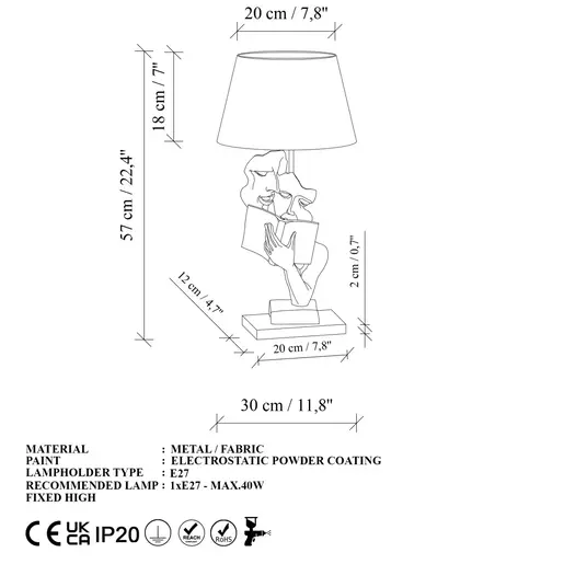 897TNL1130 Столна ламба FIGURA-15295