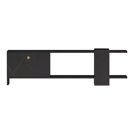 230-000064 Standi ТВ комода црна-црн мермер