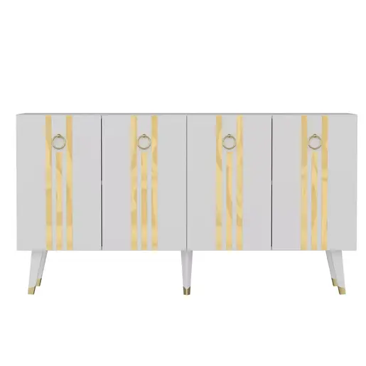 475OLV2682 Комода Isil - White, Gold