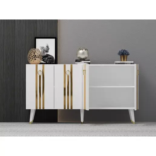 475OLV2682 Комода Isil - White, Gold