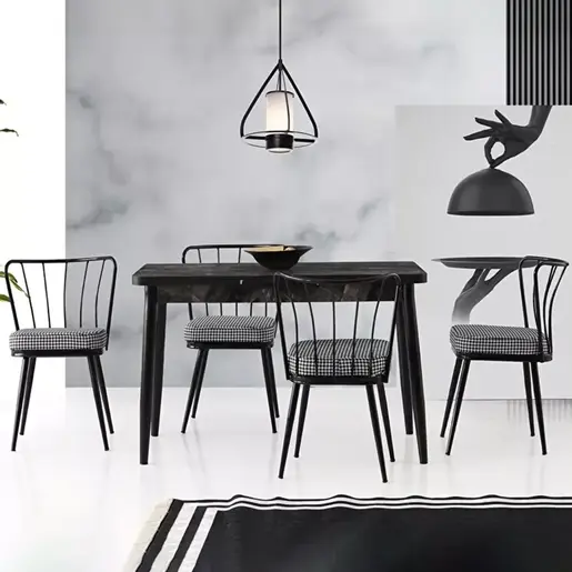 FD-4PSCS-1001 Сет 4 столици ВИТОРИА Црни