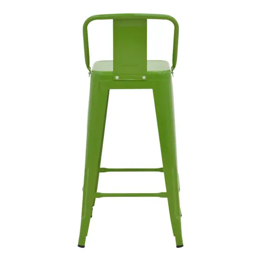 270-000031 Барска столица Utopia метал зелена 42x42x97cm