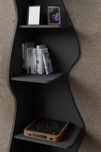 FD-WAVECS-007 Полица WAVE Антрацит