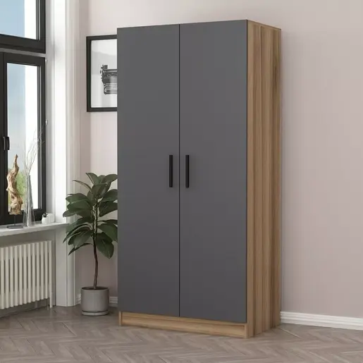 506MNR2174 Плакар Kale Anthracite Oak - 190