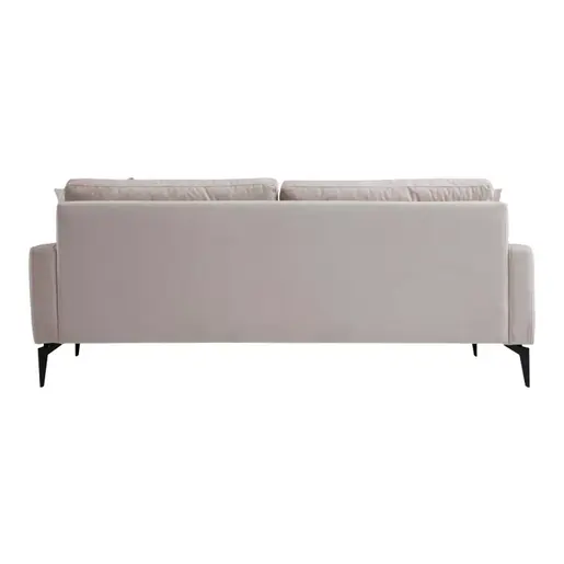 071-001565 Fortune двосед сомот беж-црна