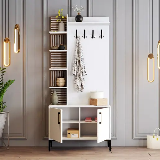 845HCT4230 Плакар за претсобје Viyana D - White