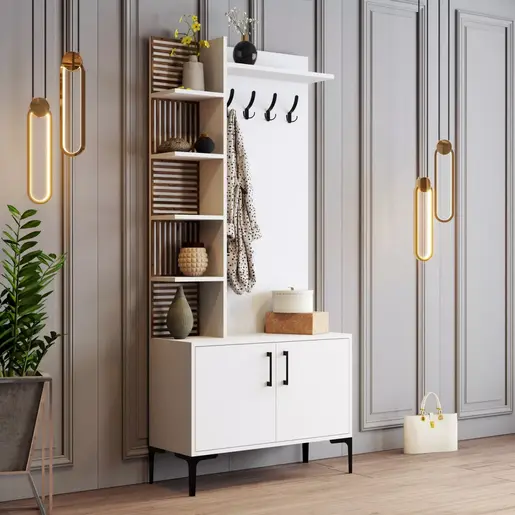 845HCT4230 Плакар за претсобје Viyana D - White