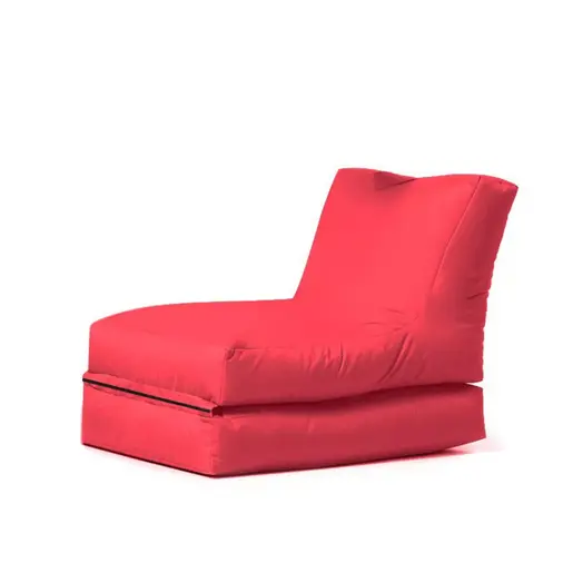 248FRN1210 Bean Bag Siesta Sofa Bed Pouf - Red